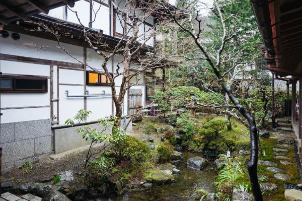 The gardens at Eiko-in Temple on Koya-san