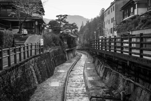 The river at Yunomine Onsen, just next to Tsuboyu